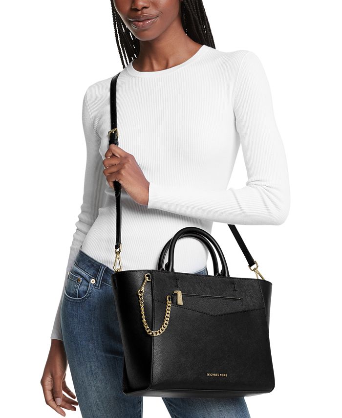 Michael Kors Kaylee Medium Leather 2 in 1 Satchel Macy s