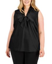 Macys plus size hot sale tops clearance