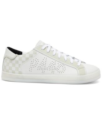 Men's White Logo Sneakers