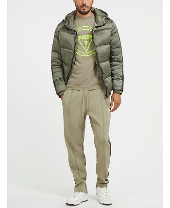 GUESS Men's Hooded Puffer Coat - Macy's