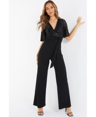 Quiz sequin jumpsuit on sale