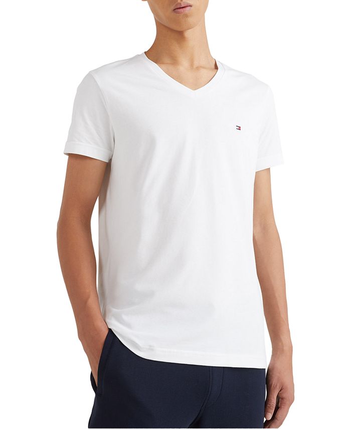 Tommy Hilfiger Men's SlimFit Stretch VNeck TShirt Macy's