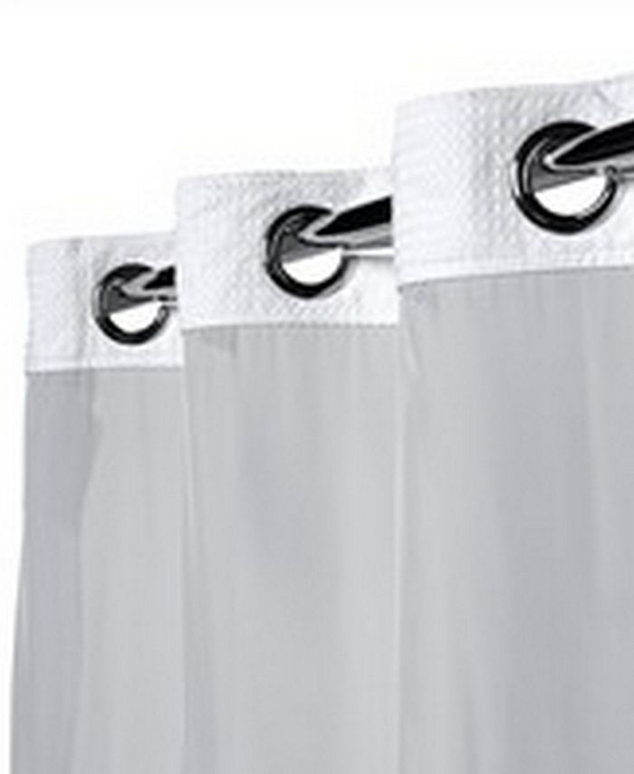 Hookless Waffle Shower Curtain with Liner, 71" x 74" Macy's