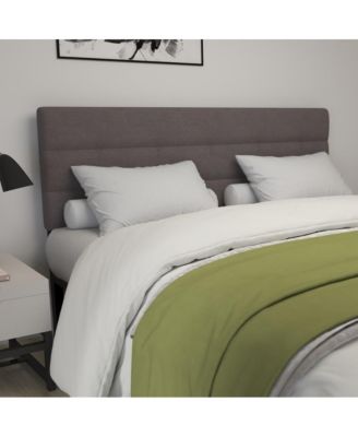 Coppola King Headboard With Tufted Upholstery And Powder Coated Metal Frame