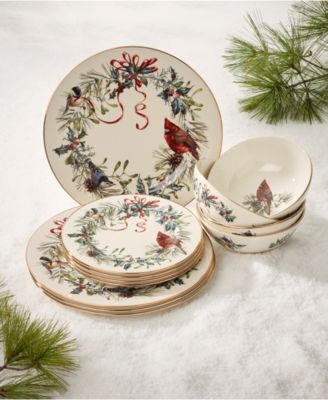 Winter Greetings 12 Pc. Dinnerware Set, Service for 4