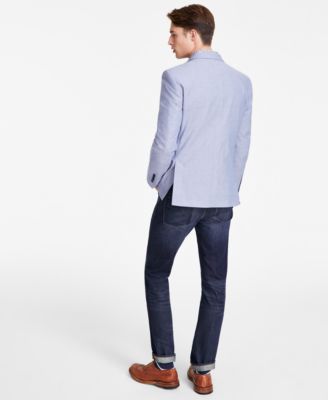 Men's Modern-Fit Chambray Sport Coat