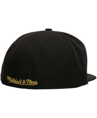 Men's Black Marquette Golden Eagles Lifestyle Fitted Hat