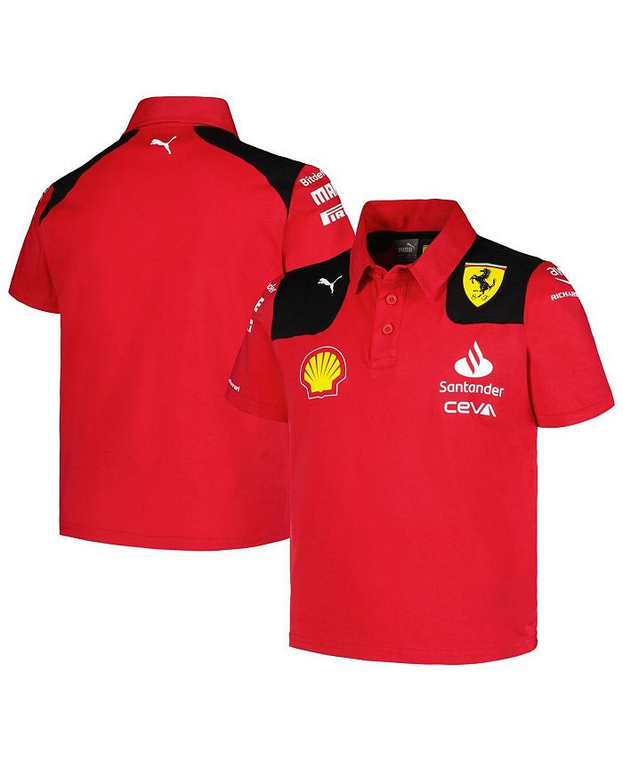 Macy's red cheap polo shirt