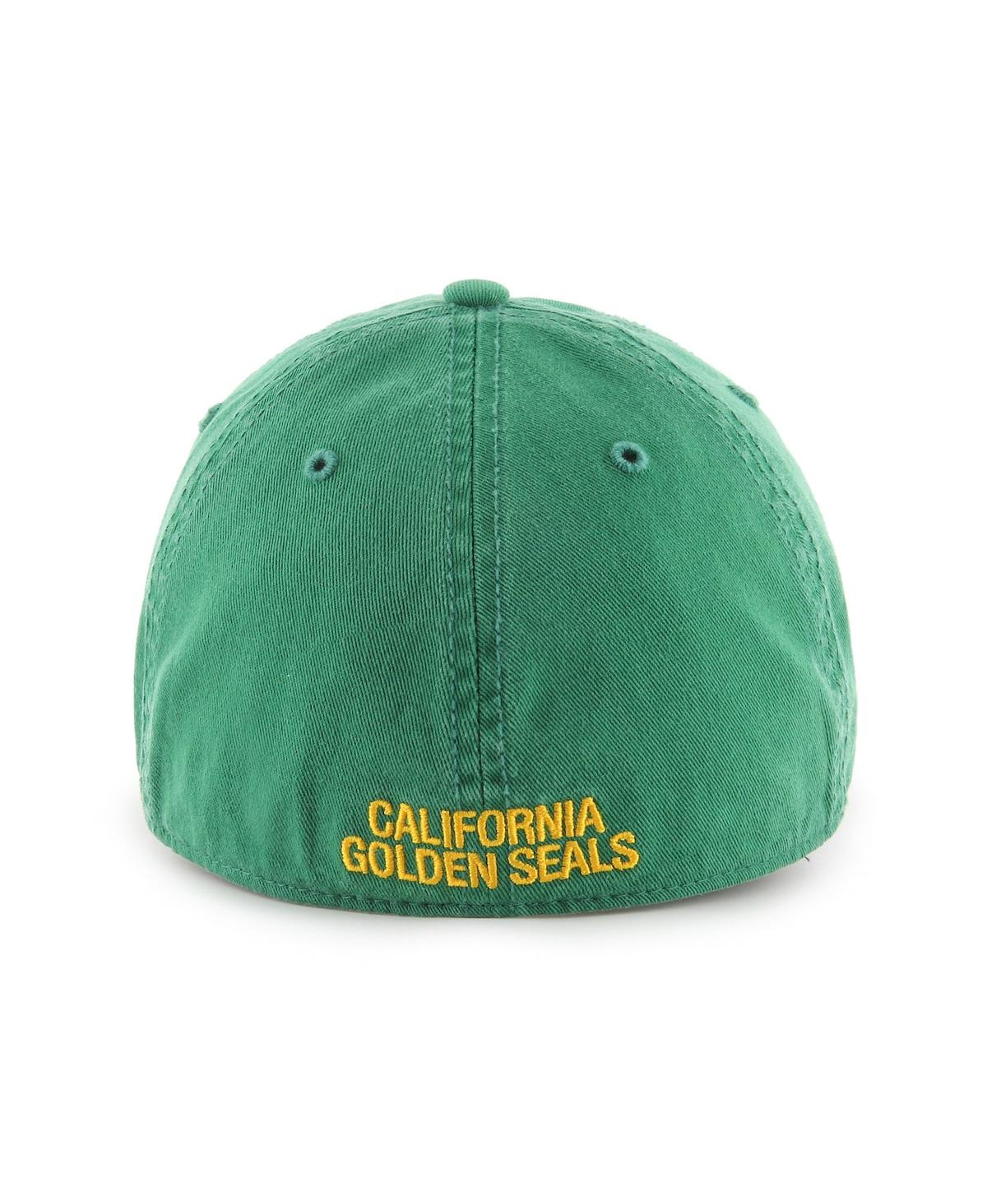 Shop 47 Brand Men's ' Kelly Green California Golden Seals Vintage-like Classic Franchise Flex Hat
