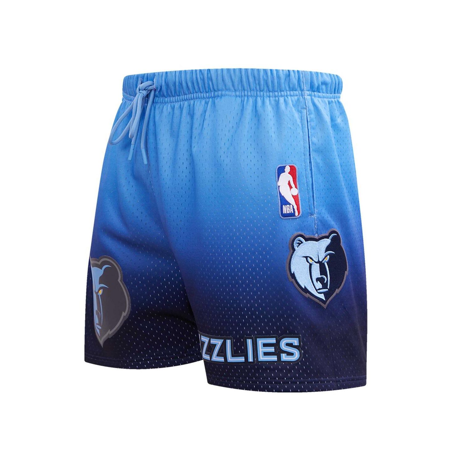 Men's Navy, Light Blue Memphis Grizzlies Ombre Mesh Shorts
