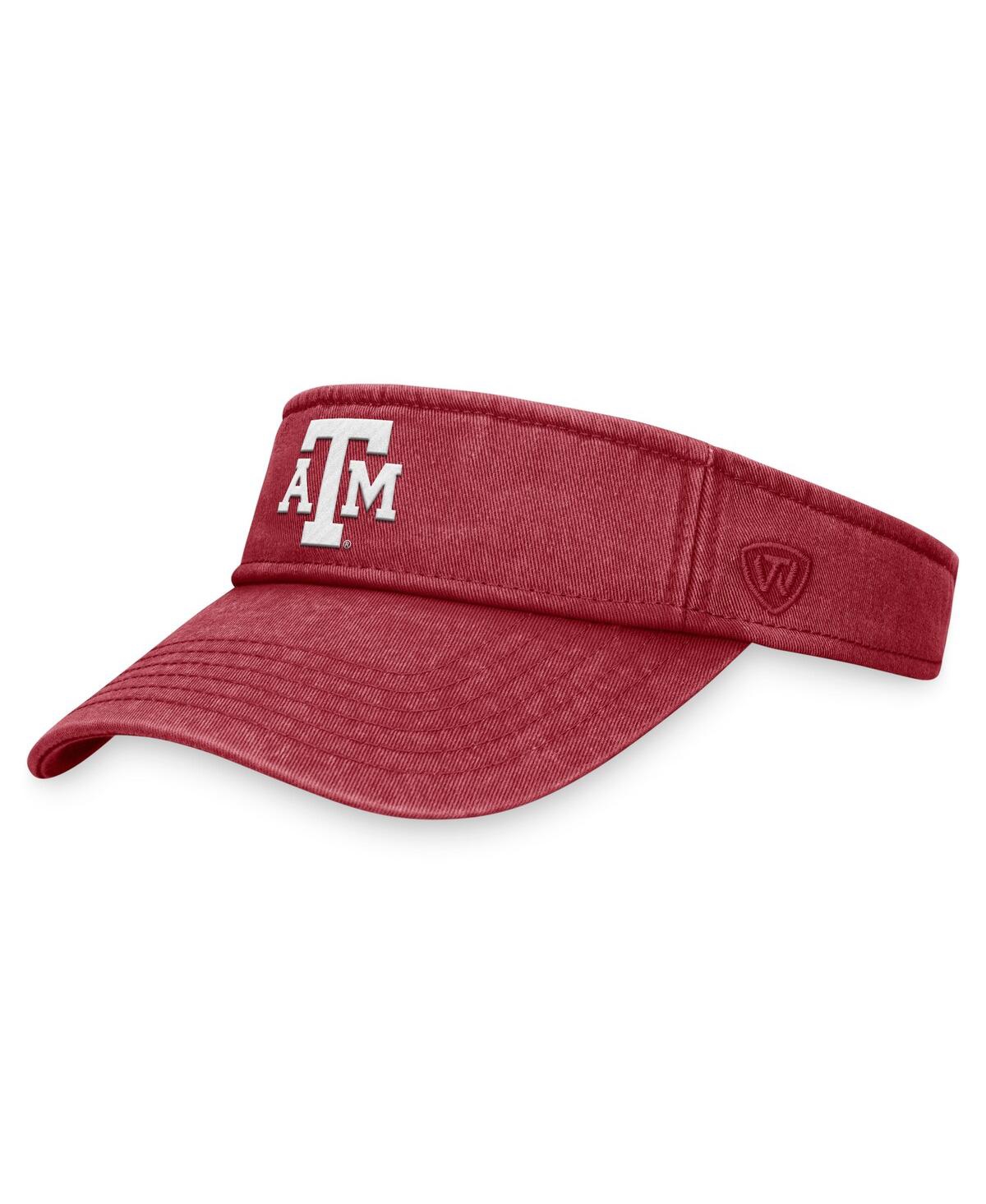 Top Of The World Men's  Maroon Texas A&m Aggies Terry Adjustable Visor