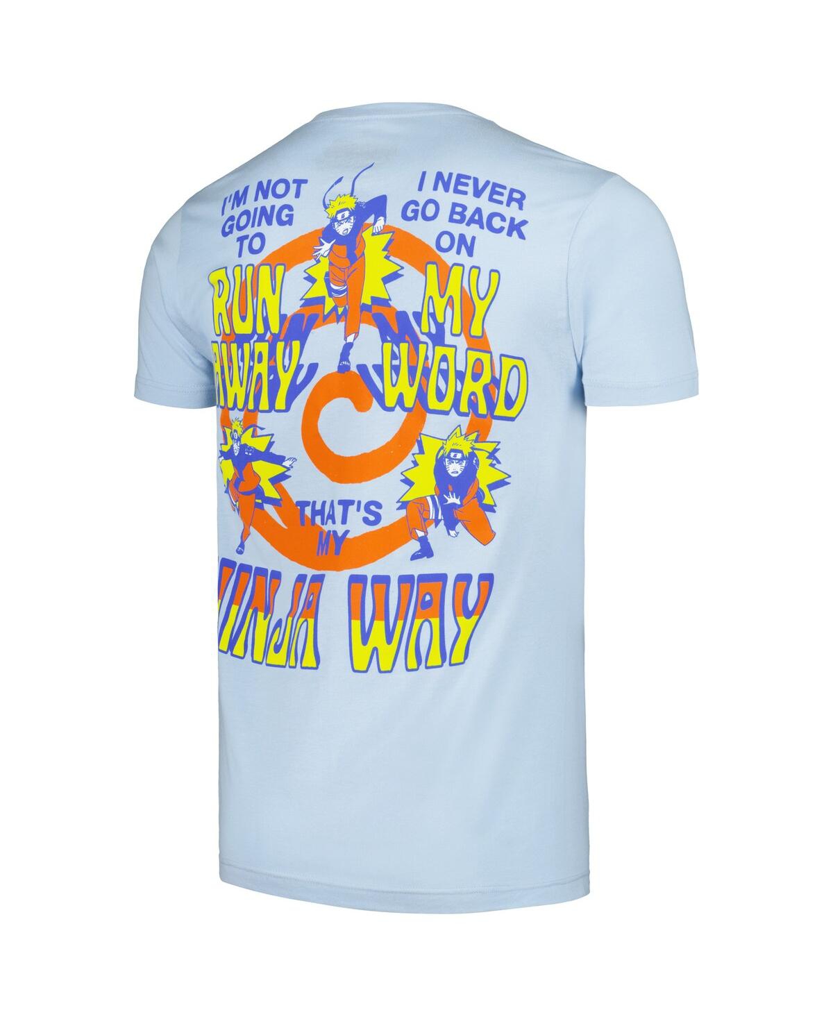 Shop Ripple Junction Men's  Light Blue Naruto Graphic T-shirt
