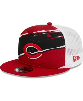 Men's New Era Red Cincinnati Reds Tear Trucker 9FIFTY Snapback Hat - Macy's