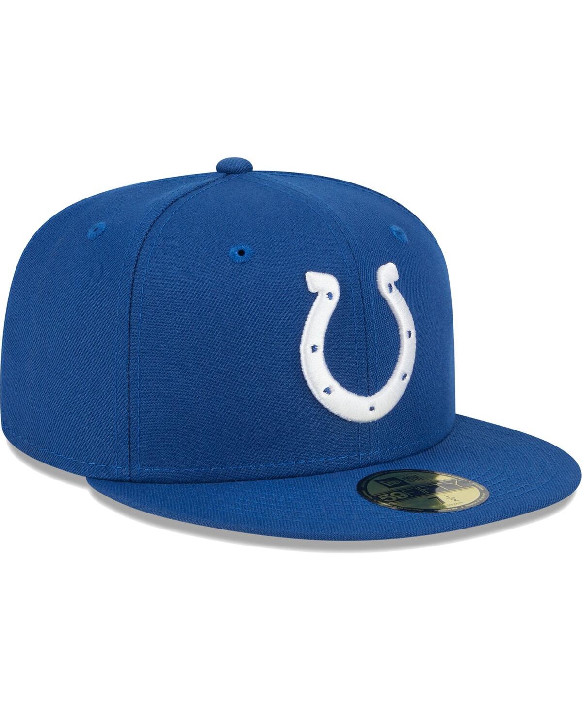 Men's New EraIndianapolis Colts Main 59FIFTY Fitted Hat - Royal