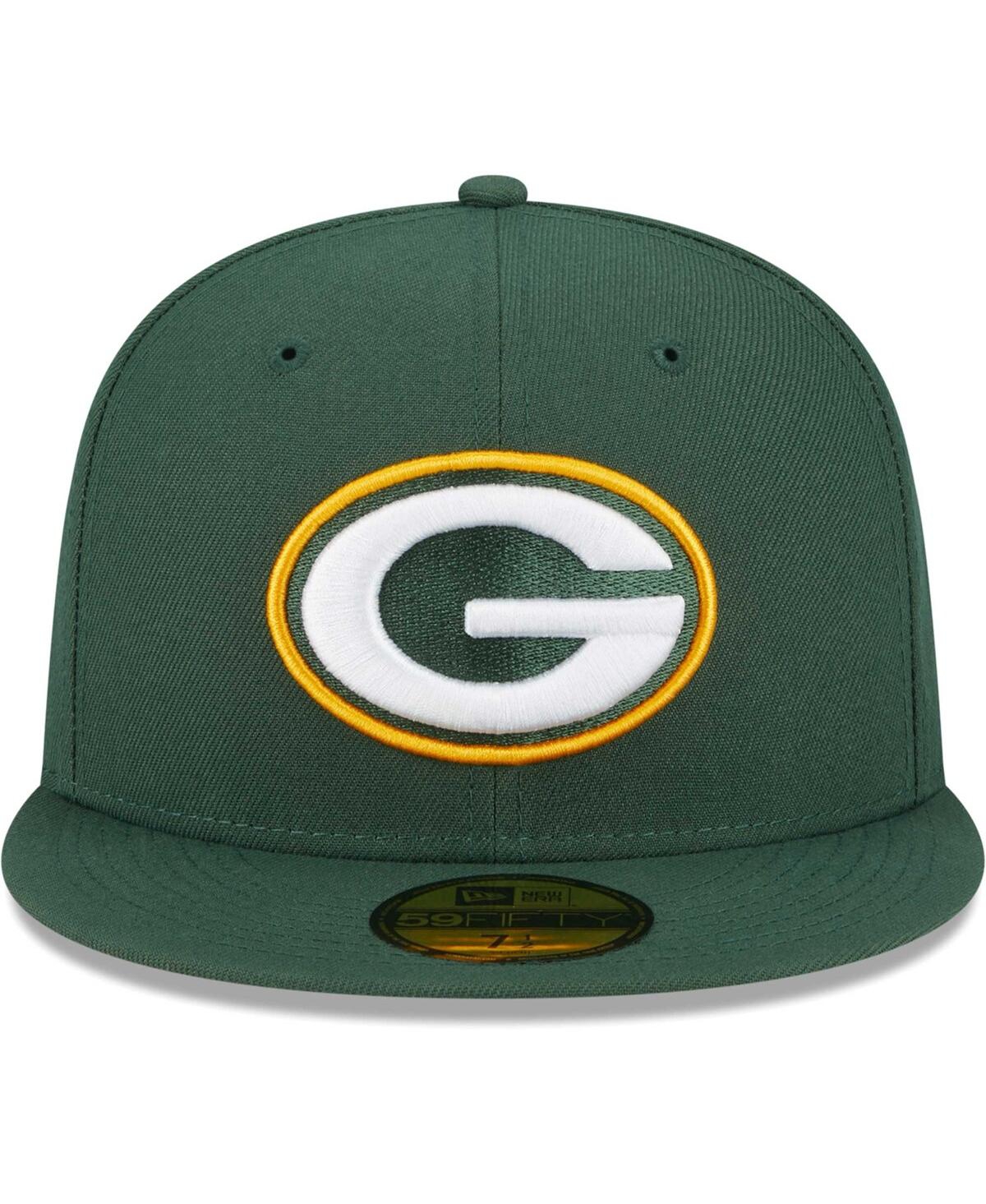 Men's New EraGreen Bay Packers Main 59FIFTY Fitted Hat - Green