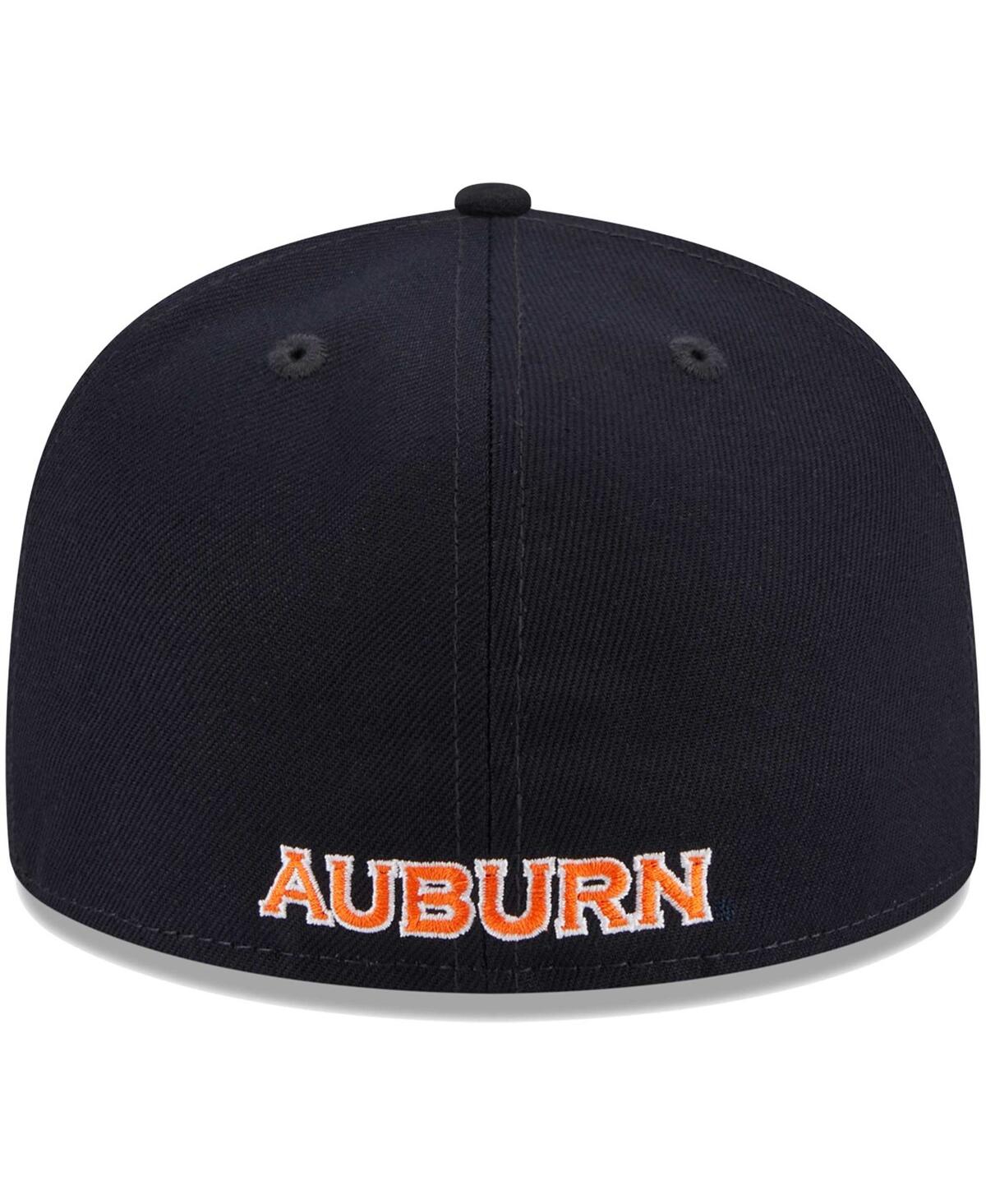 NEW ERA MEN'S NEW ERA NAVY AUBURN TIGERS EVERGREEN 59FIFTY FITTED HAT