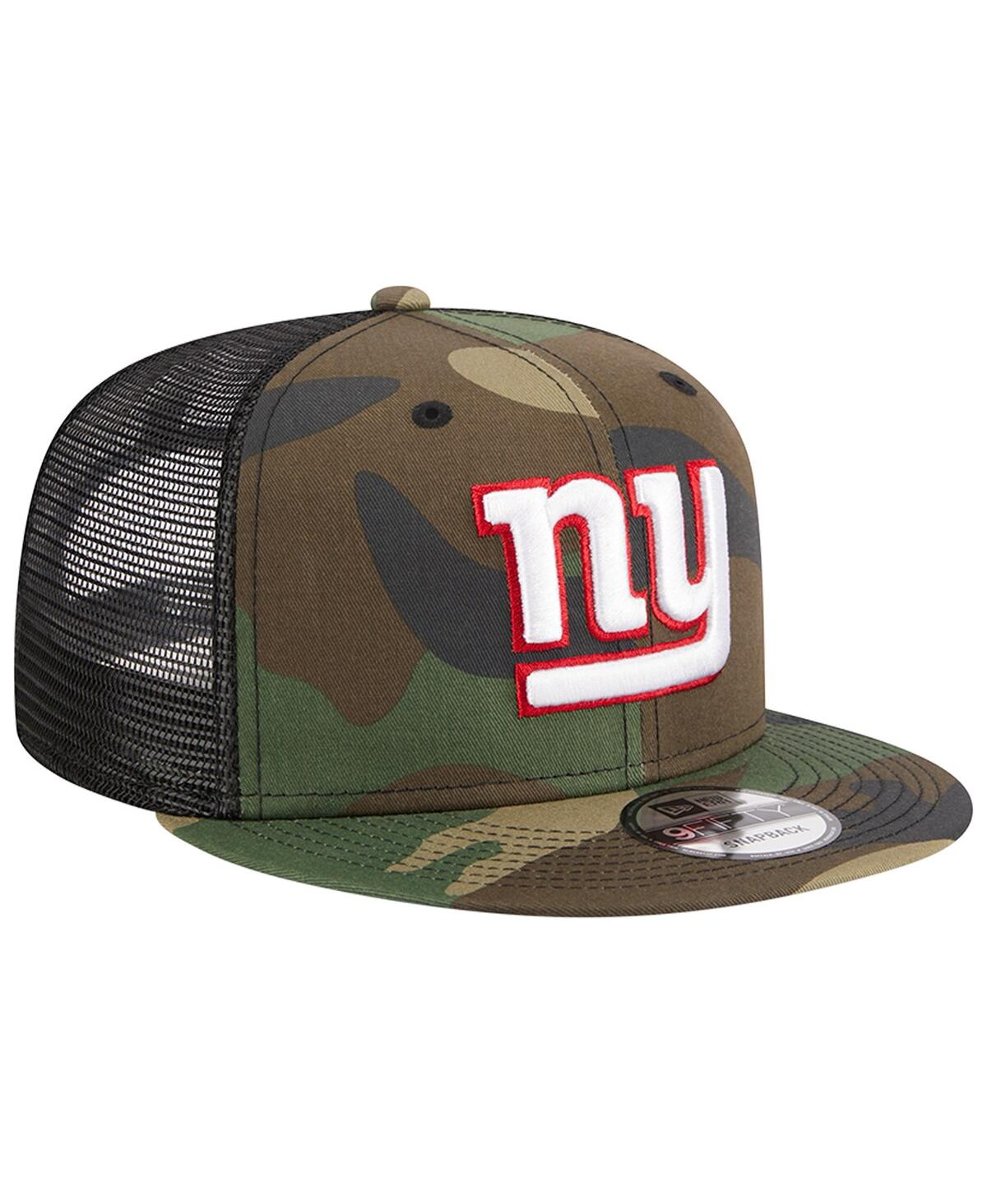 New Era Camo New York Giants  Main Trucker 9fifty Snapback Hat In Camo