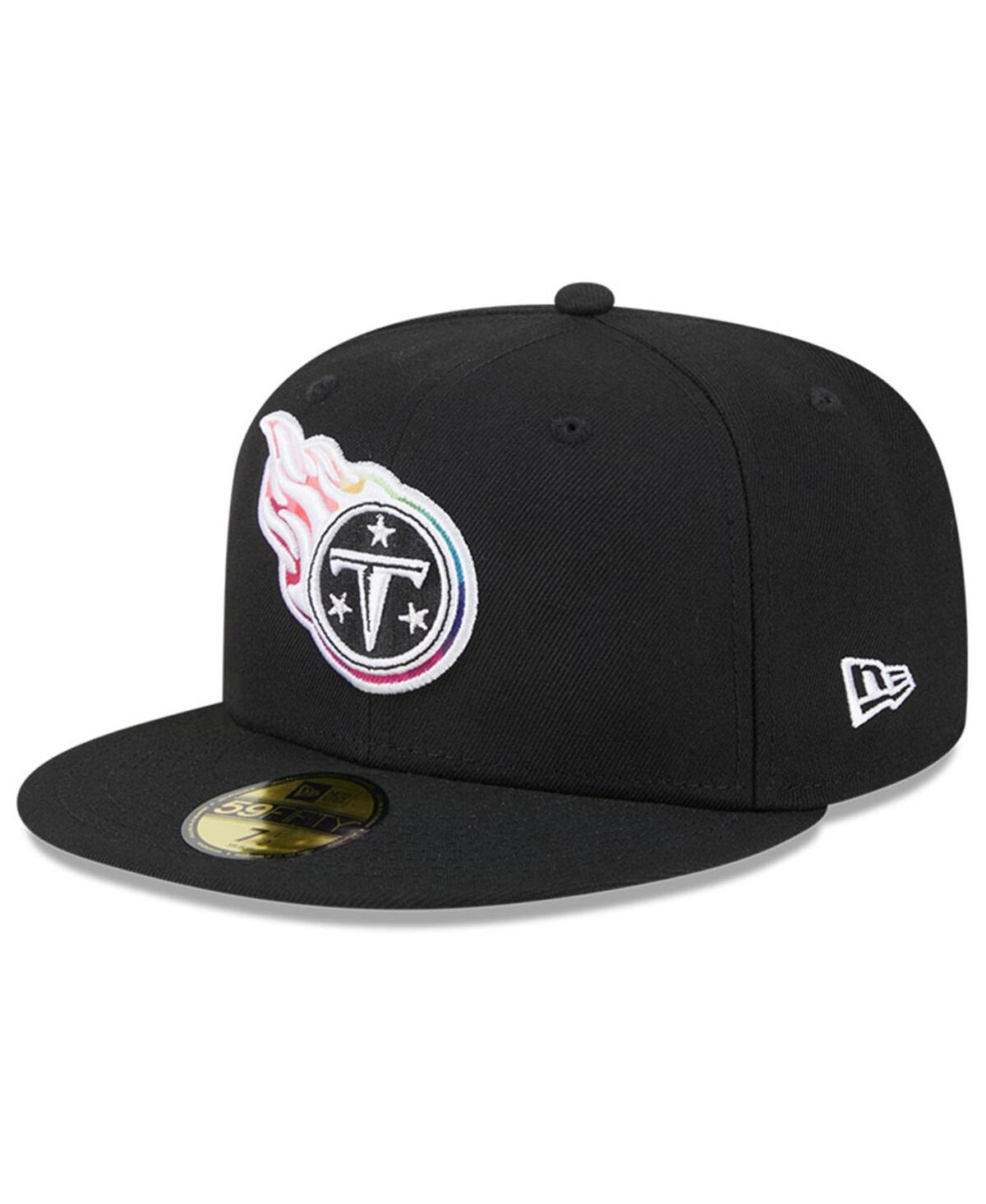 Shop New Era Men's  Black Tennessee Titans 2023 Nfl Crucial Catch 59fifty Fitted Hat