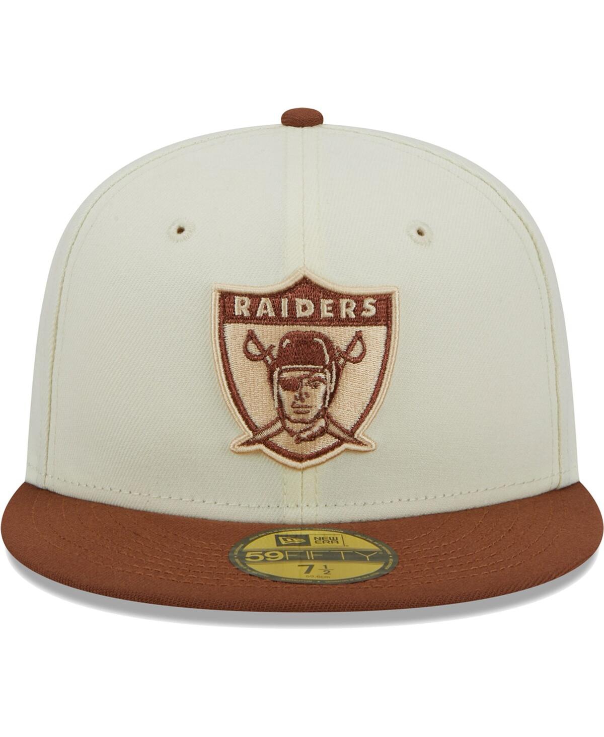 Men's New Era Burnt Orange Las Vegas Raiders City Icon 59FIFTY Fitted Hat - Burnt Orange