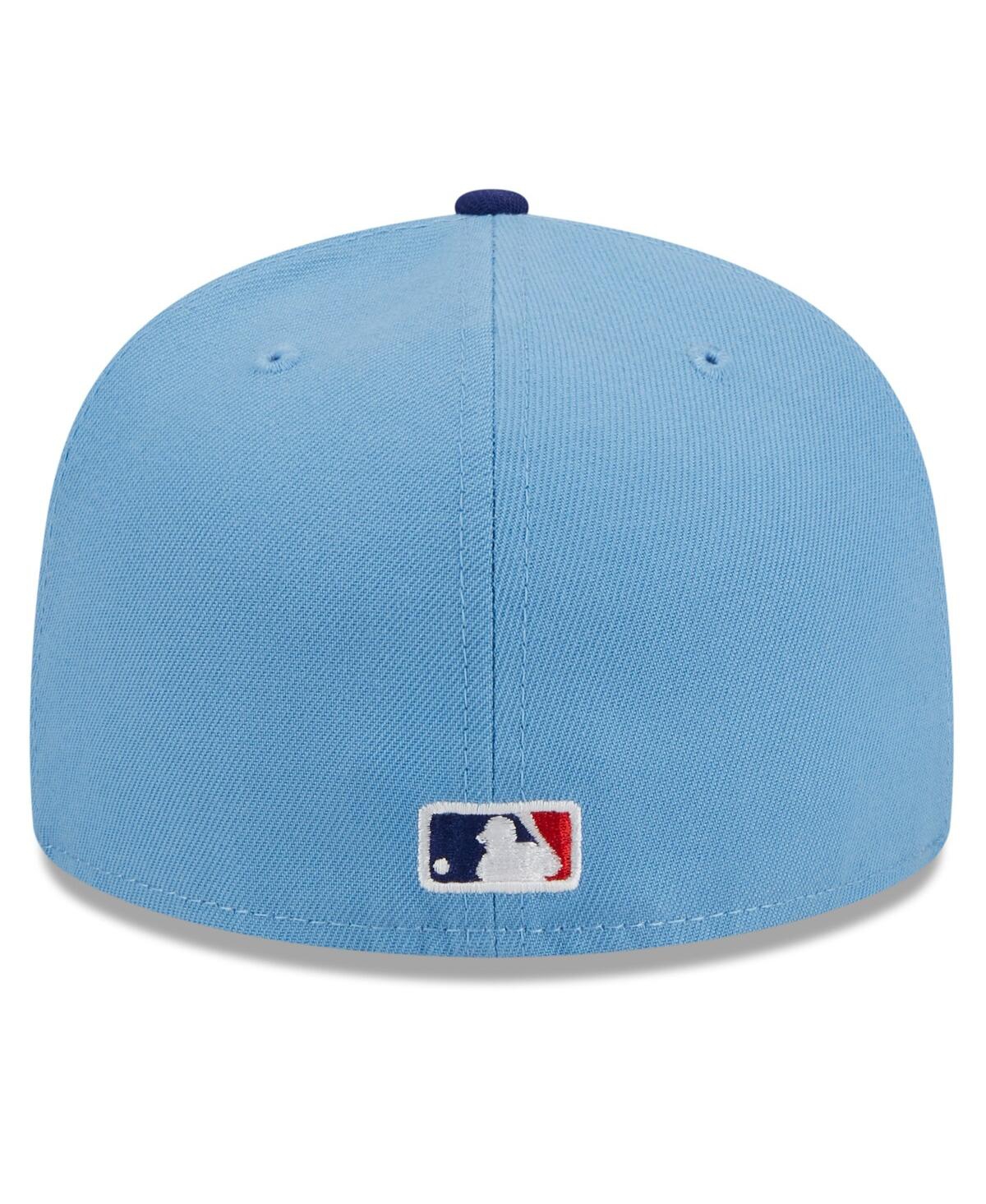 Men's New EraLos Angeles Dodgers Cooperstown Collection Retro City 59FIFTY Fitted Hat - Light Blue