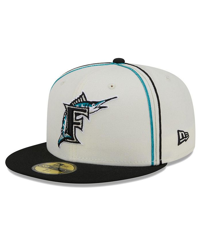 Lids Florida Marlins New Era Jersey 59FIFTY Fitted Hat - Black