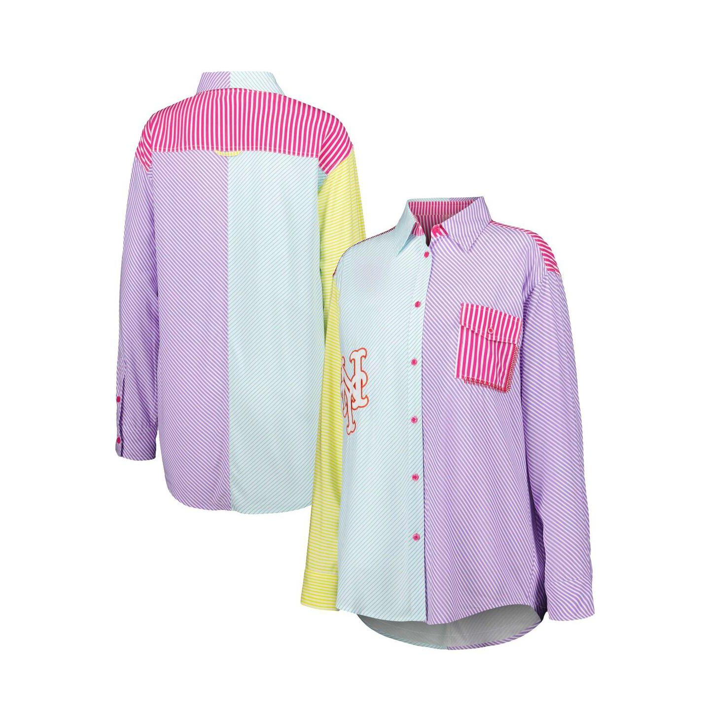 Женская рубашка Terez New York Mets Button-Up — фото 1