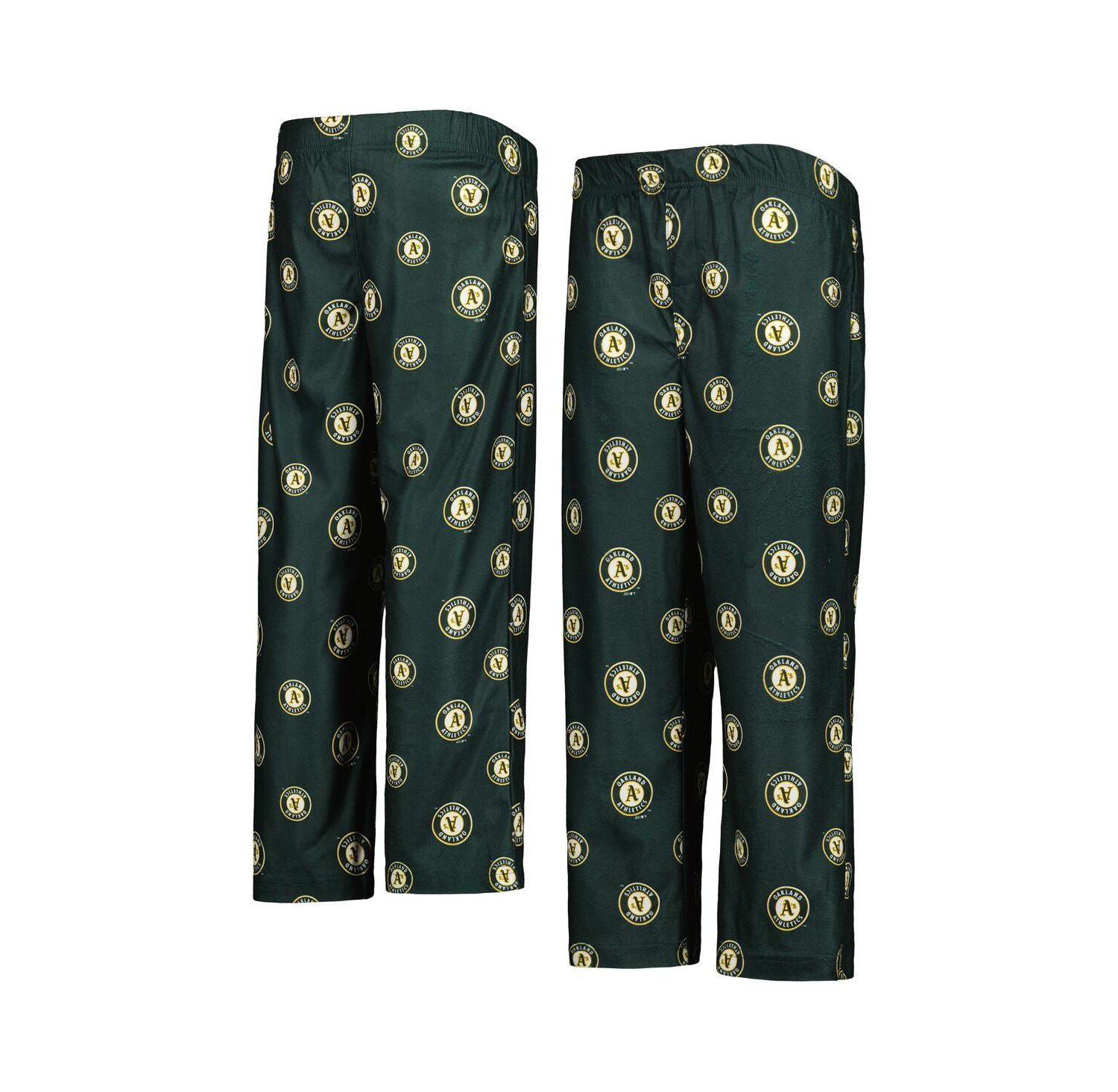 Big Boys Green Oakland Athletics Team Color Logo Pants