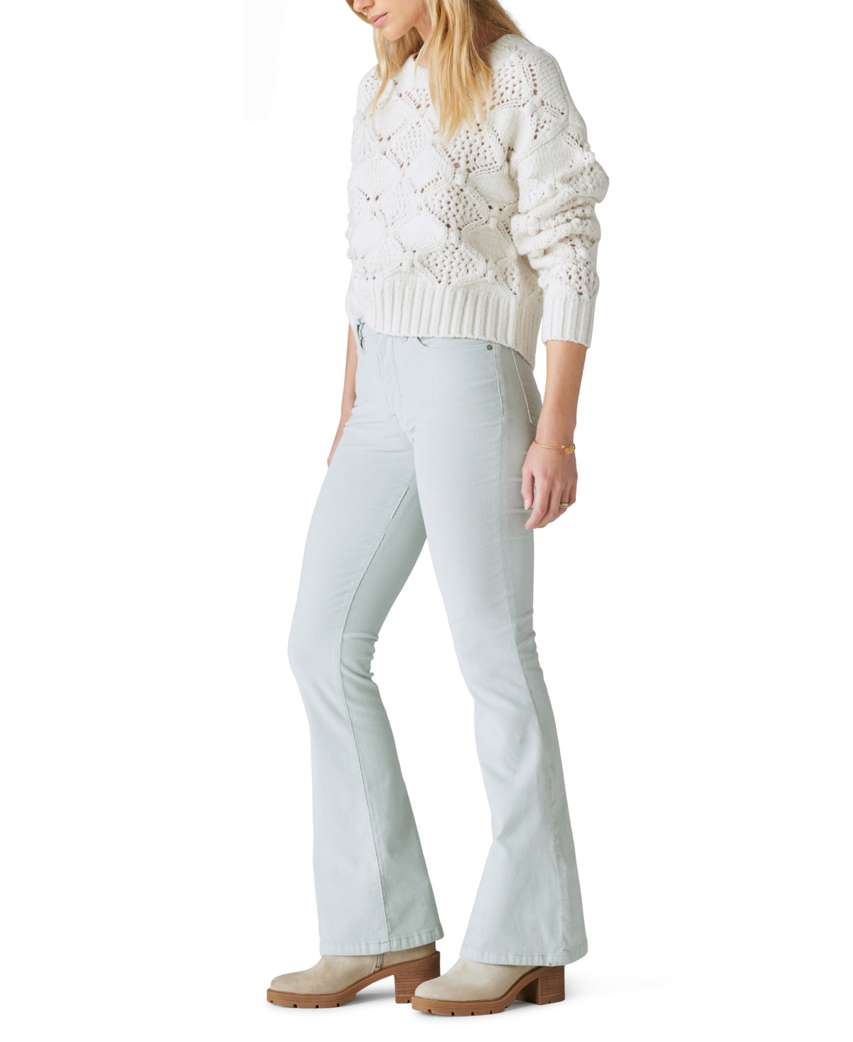 Lucky Brand Stevie High-Rise Flared Jeans