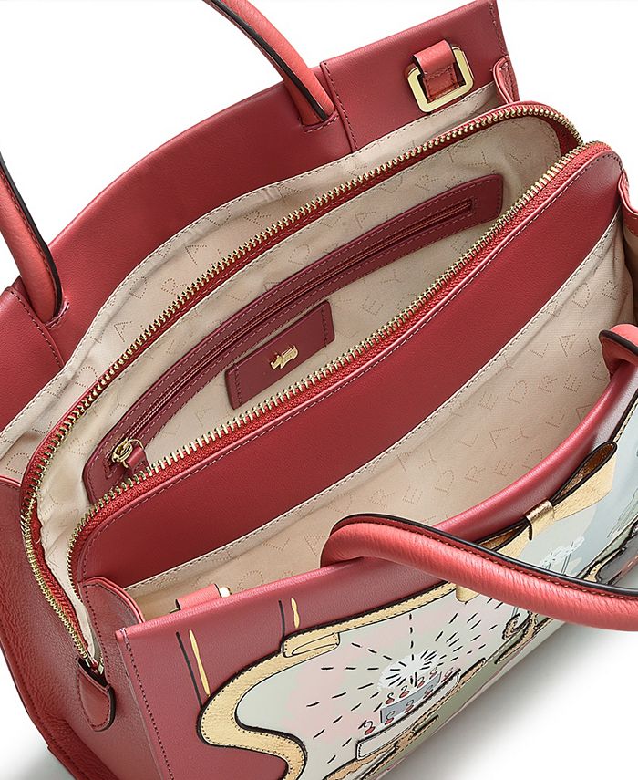 Radley London Picture the Radley Hotel Medium Leather Ziptop Satchel