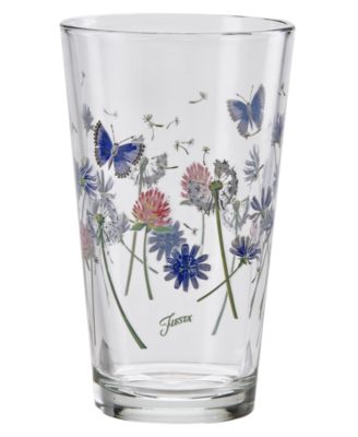 Breezy Floral Tapered Cooler Glasses, Set of 4