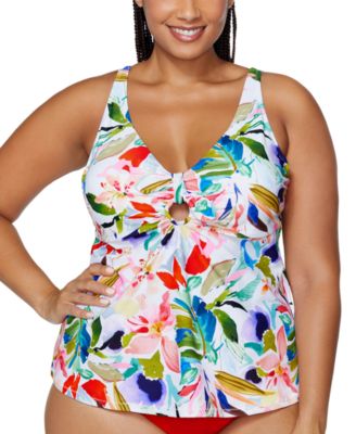 Raisins Curve - Plus Size Muna Tankini Top
