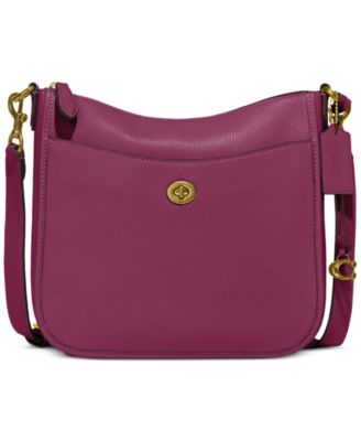 Coach Pebble Leather Chaise Crossbody Macy s