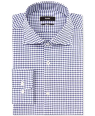 Hugo Boss - Gingham Check Dress Shirt
