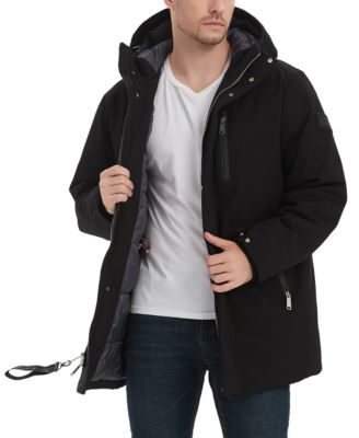 Men's Calvary Twill Hooded Car Coat