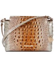 Brahmin Duxbury Abalone Medium Embossed Leather Satchel - Macy's