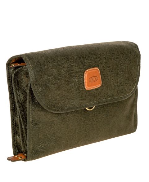 Сумка Bric's Milano Life Tri-Fold Traveler, цвет: Оливковый