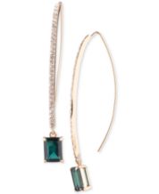Macy's green cheap earrings