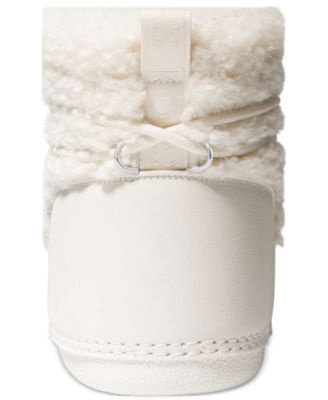 Michael Kors Women's Zelda Cozy Lace-Up Booties - Macy's