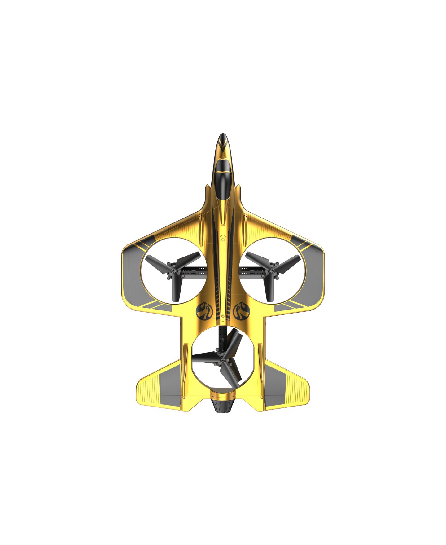 Детская игрушка GENESIS LED Jet Drone, цвет: Золотой — фото 1