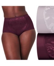 NEW Womens SATIN BRIEF Panties Shiny Underwear Black Red Purple Plus XL  2X-5X