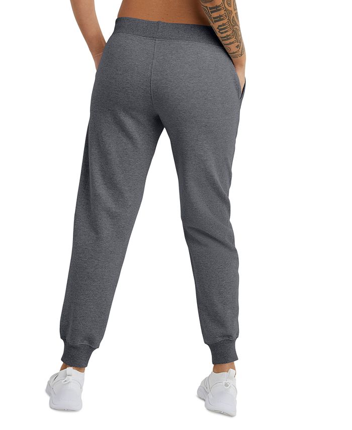 Champion Women's Classic Powerblend Joggers In Terracotta Pink Pe Heather