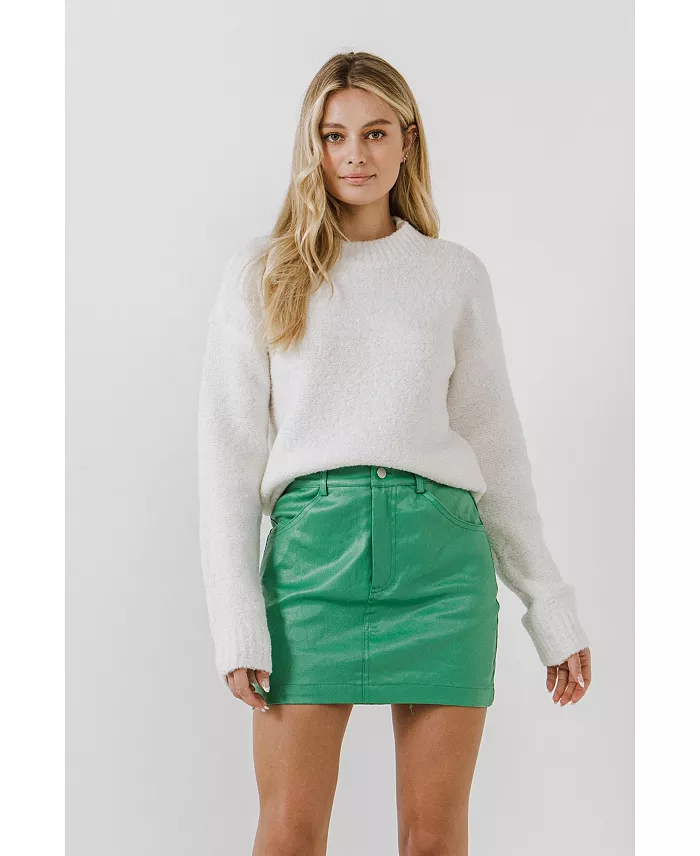 Women's Cozy Round neck Sweater - thumbnail 6