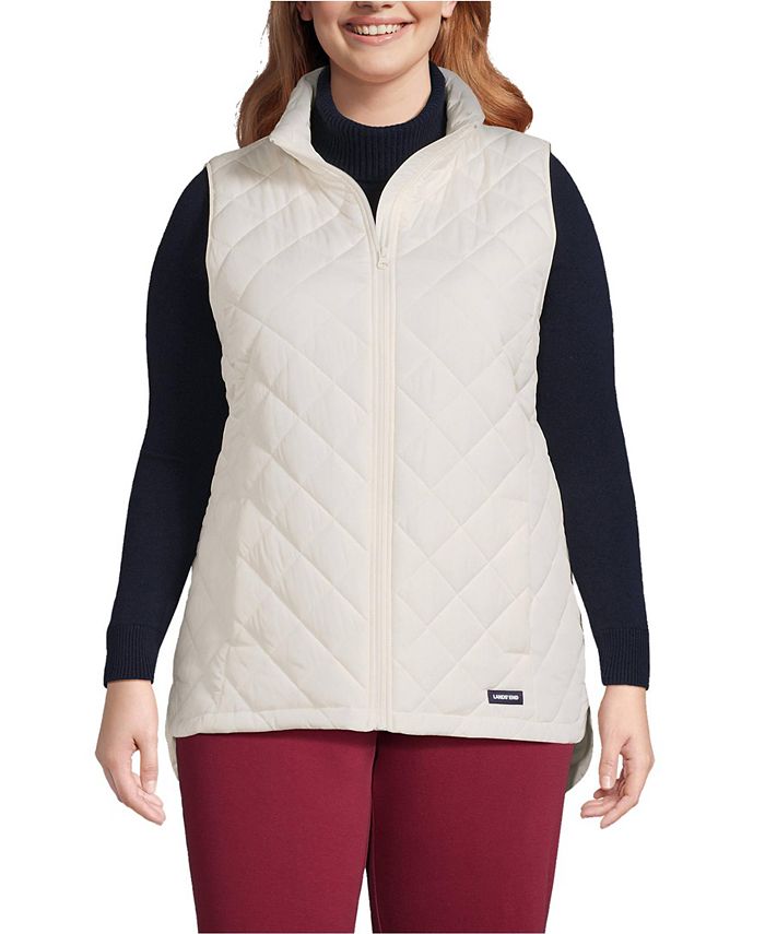Lands end sales plus size vest