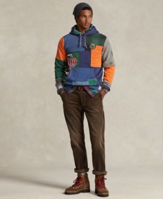 Polo Ralph Lauren Men's Patchwork Fleece Hoodie