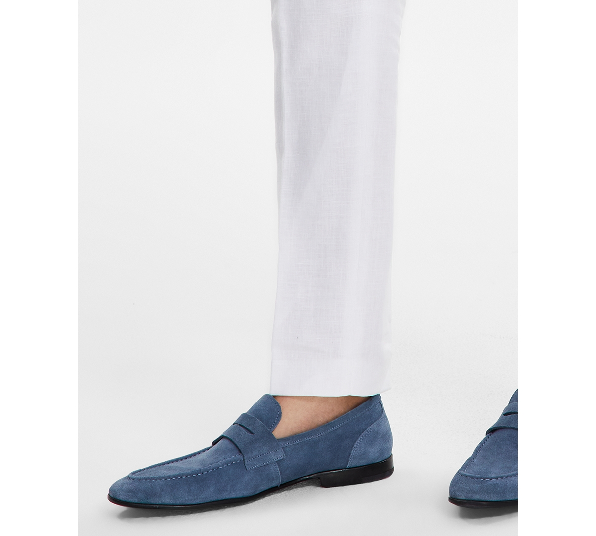 Bar Iii Men's Slim-FitLinen Suit Pants, Created for Macy's - White