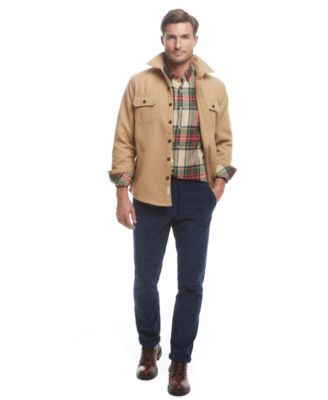 Mens Unlined Shirt Jacket Antique Like Flannel Shirt Cargo Pants Collection