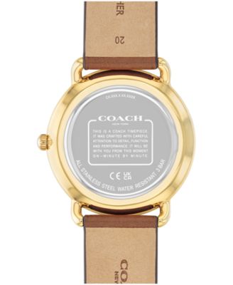 Unisex Elliot Saddle Leather Watch 41mm