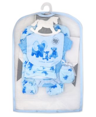Baby Boys Little Friends Layette, 6 Piece Set