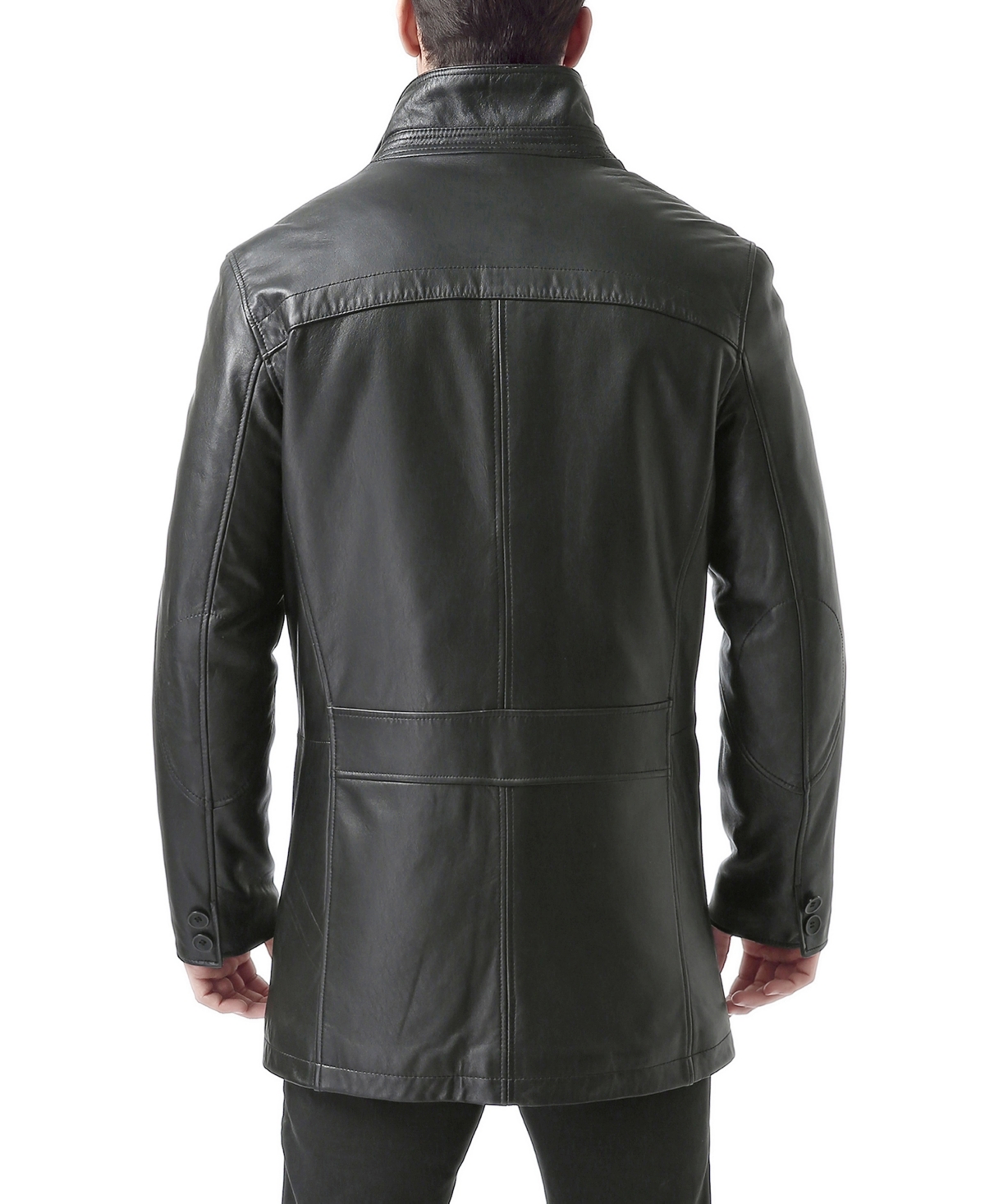 Bgsd Men Chad Leather Car Coat