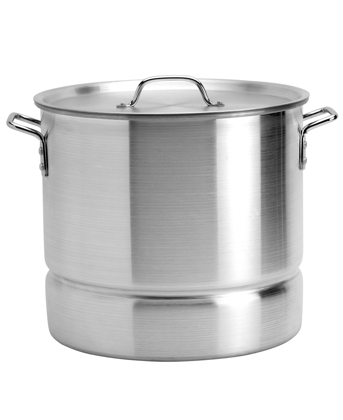 Infuse Latin Aluminum 3 Piece 32 Quart Steamer Set In Silver